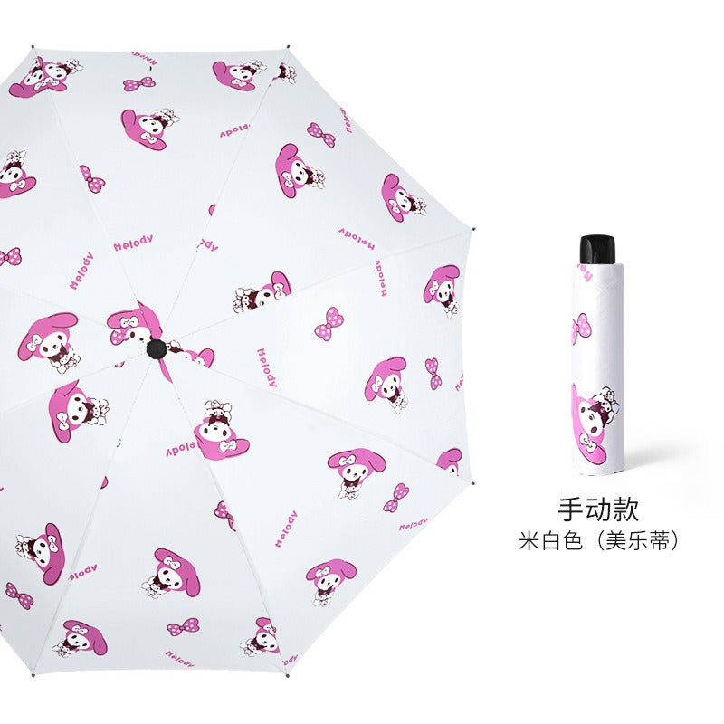 Fruit Umbrella with UV Protection - Sunscreen Automatic Triple Fold