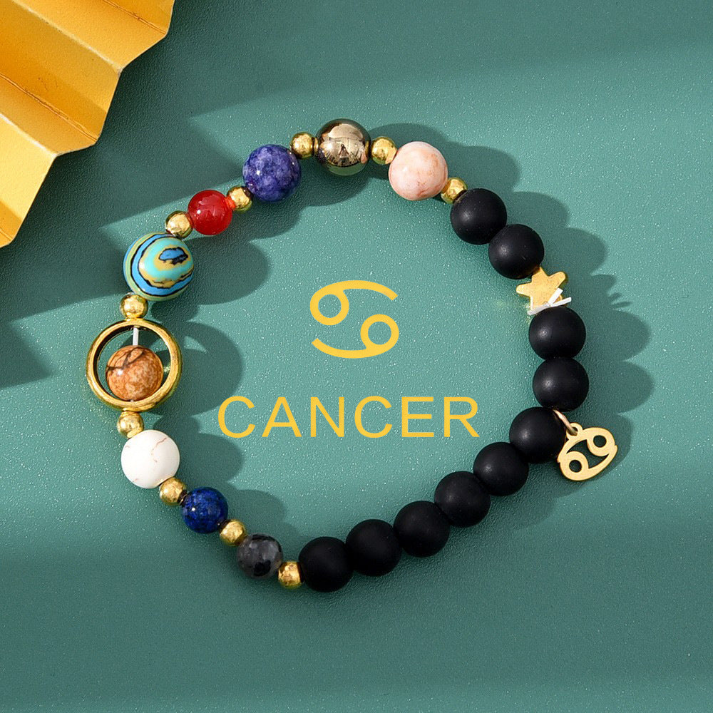 Natural Stone Beaded Tiger Eye Choose your Zodiac Sign | Attract Abundance Bracelet