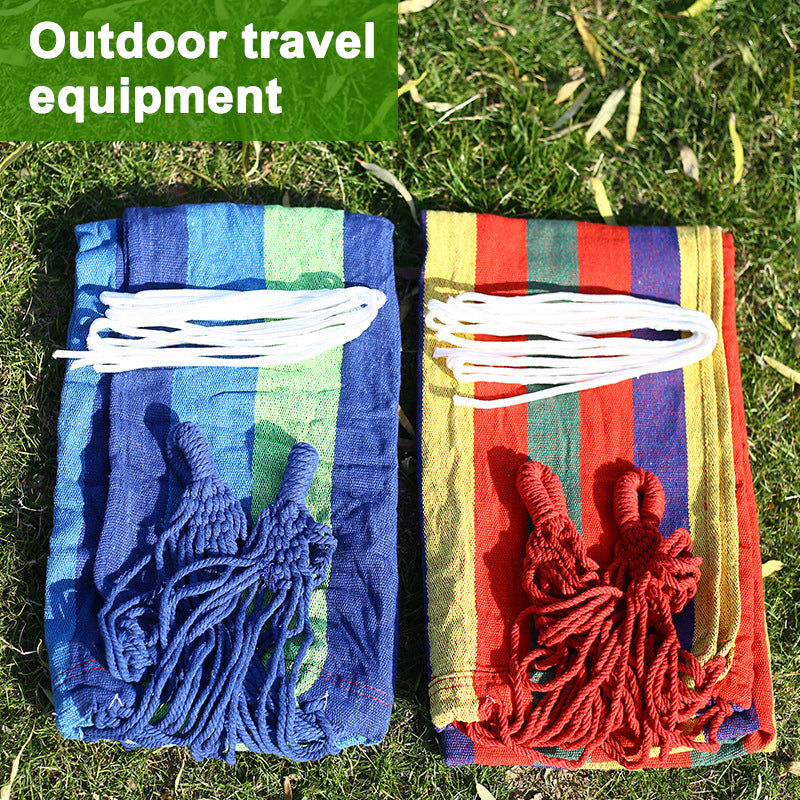 280*80cm  Camping Portable Outdoor Hammock Folding Single Hanging Canvas