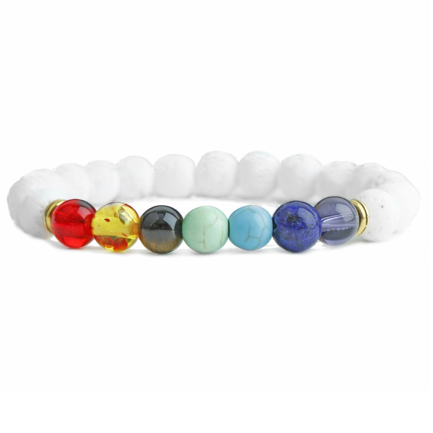 Natural Stone Beaded Bracelet for Attracting Positive Energy