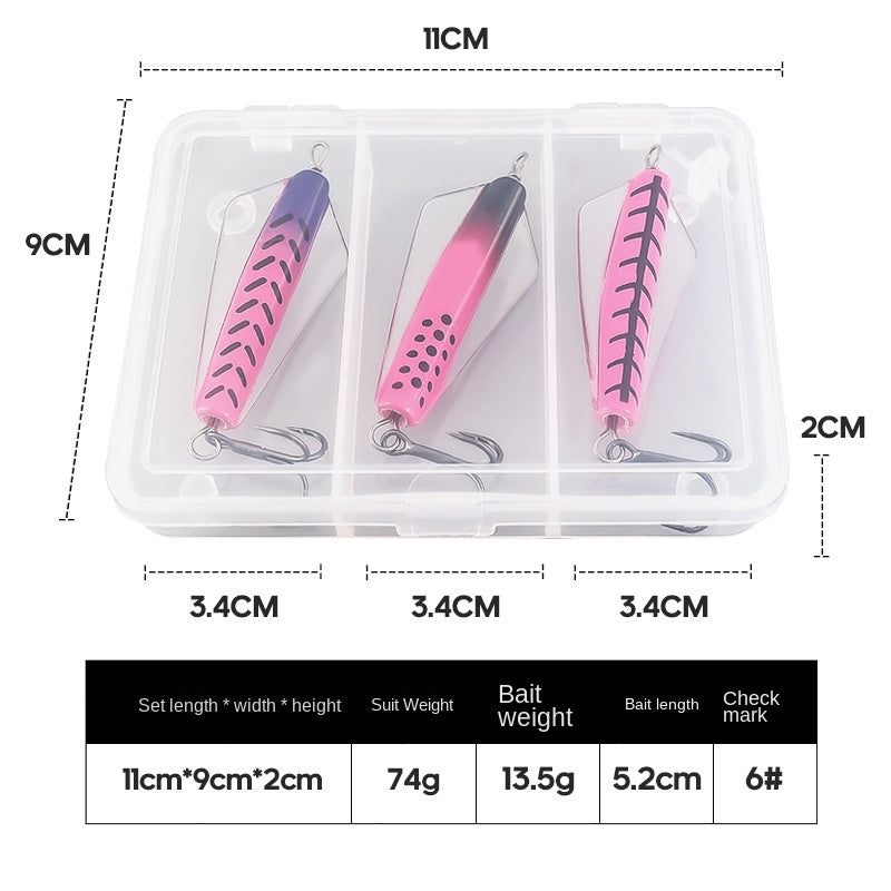 Long Cast Sinking Lure Fishing Bait Trout Lure King Bug Butterfly Lure