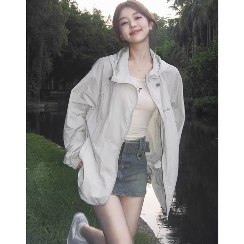 Sun Protection Jacket Lightweight Sheer Outerwear