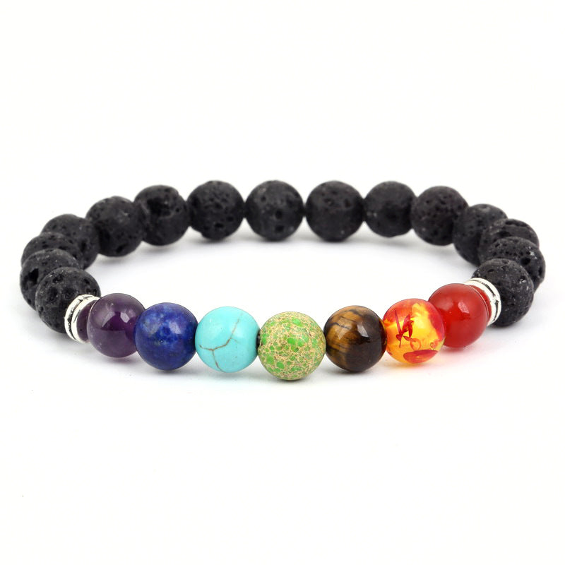 Natural Stone Beaded Bracelet for Attracting Positive Energy