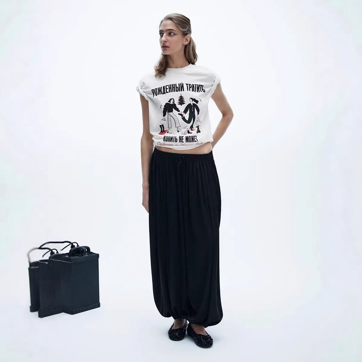 Loose Short Sleeved Tee