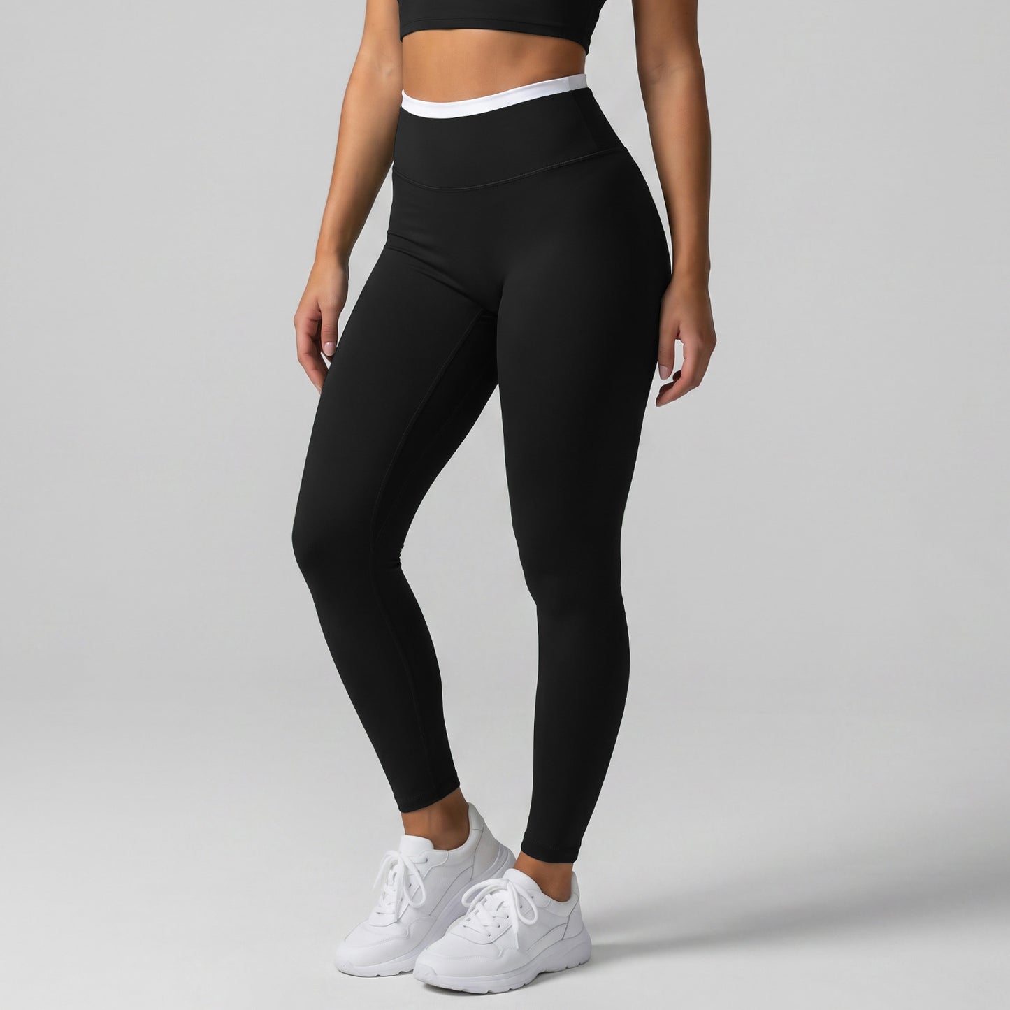 High-Waisted Slimming Fitness Leggings for Women, Tummy Control, Butt-Lifting Yoga Pants, Workout Running