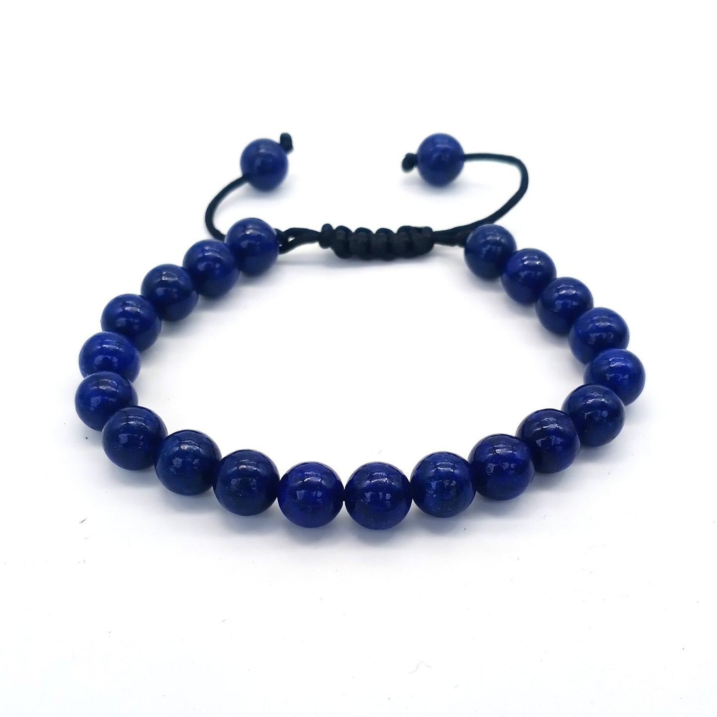 Natural Stone Beads Braided Bracelet Adjustable