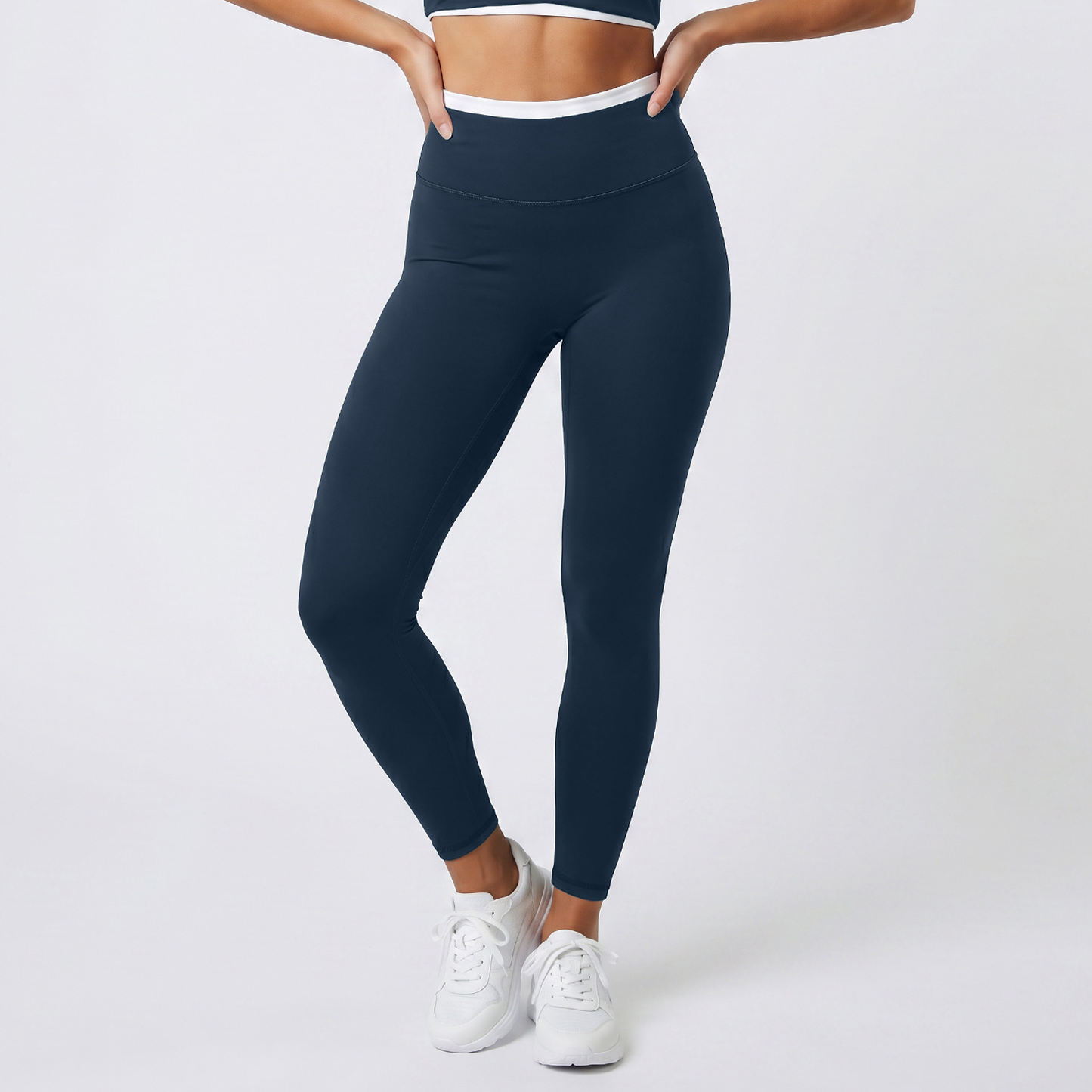 High-Waisted Slimming Fitness Leggings for Women, Tummy Control, Butt-Lifting Yoga Pants, Workout Running