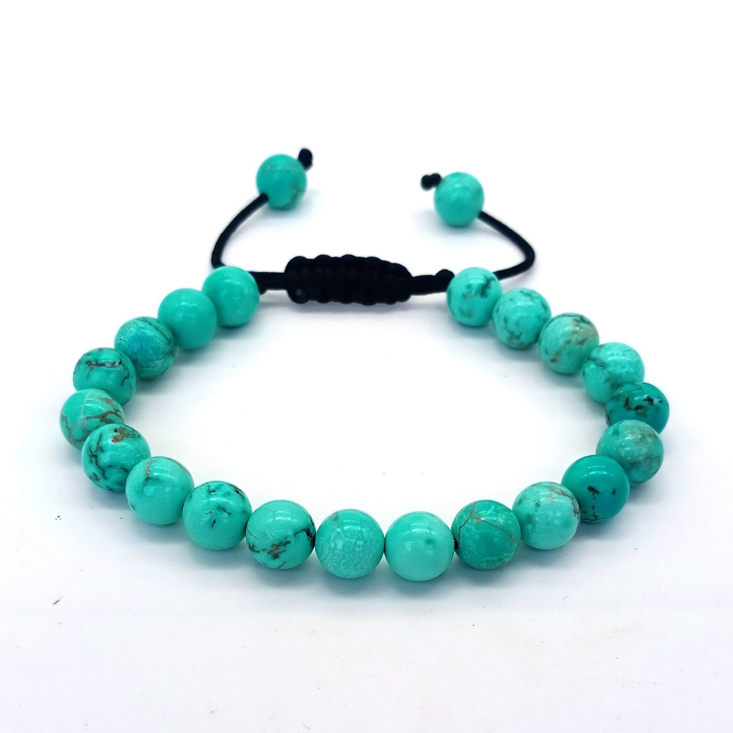 Natural Stone Beads Braided Bracelet Adjustable