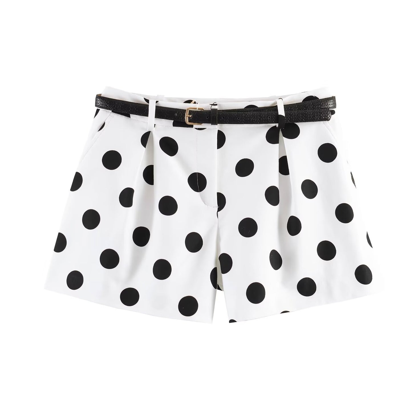 High Waisted with Waistband Casual Shorts