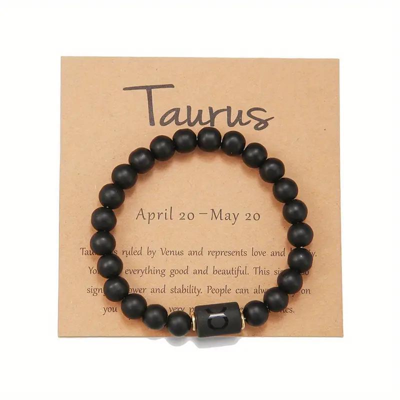 Natural Stone Beaded Tiger Eye Choose your Zodiac Sign | Attract Abundance Bracelet