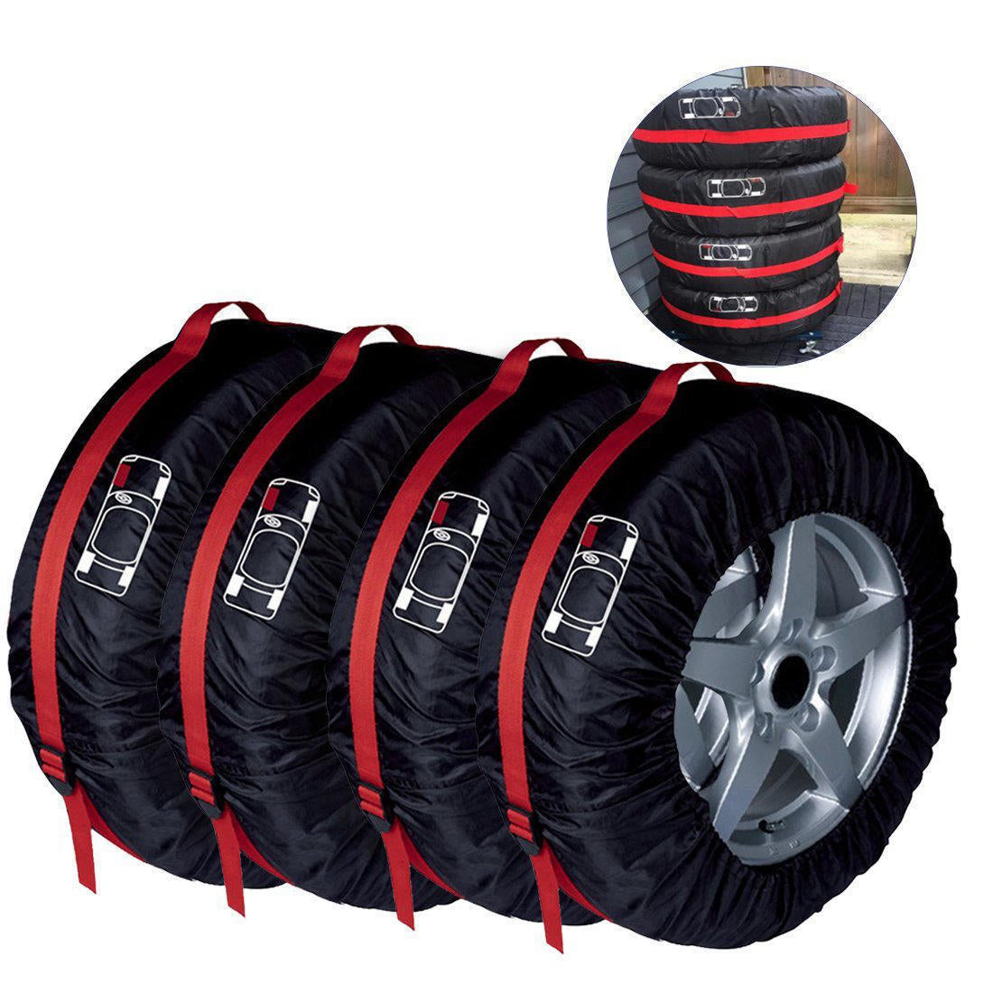 Water-Resistant Tire Storage Covers – Set of 4