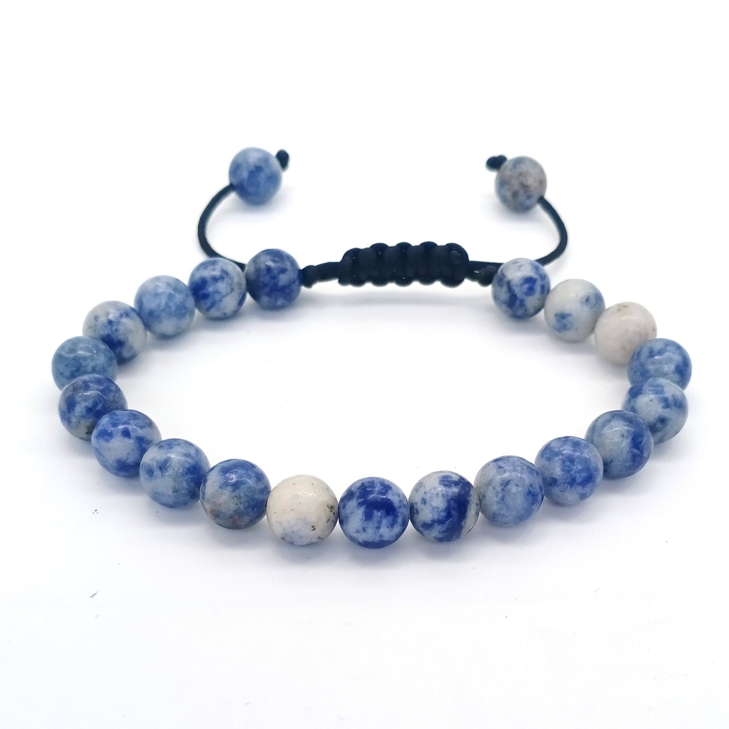 Natural Stone Beads Braided Bracelet Adjustable