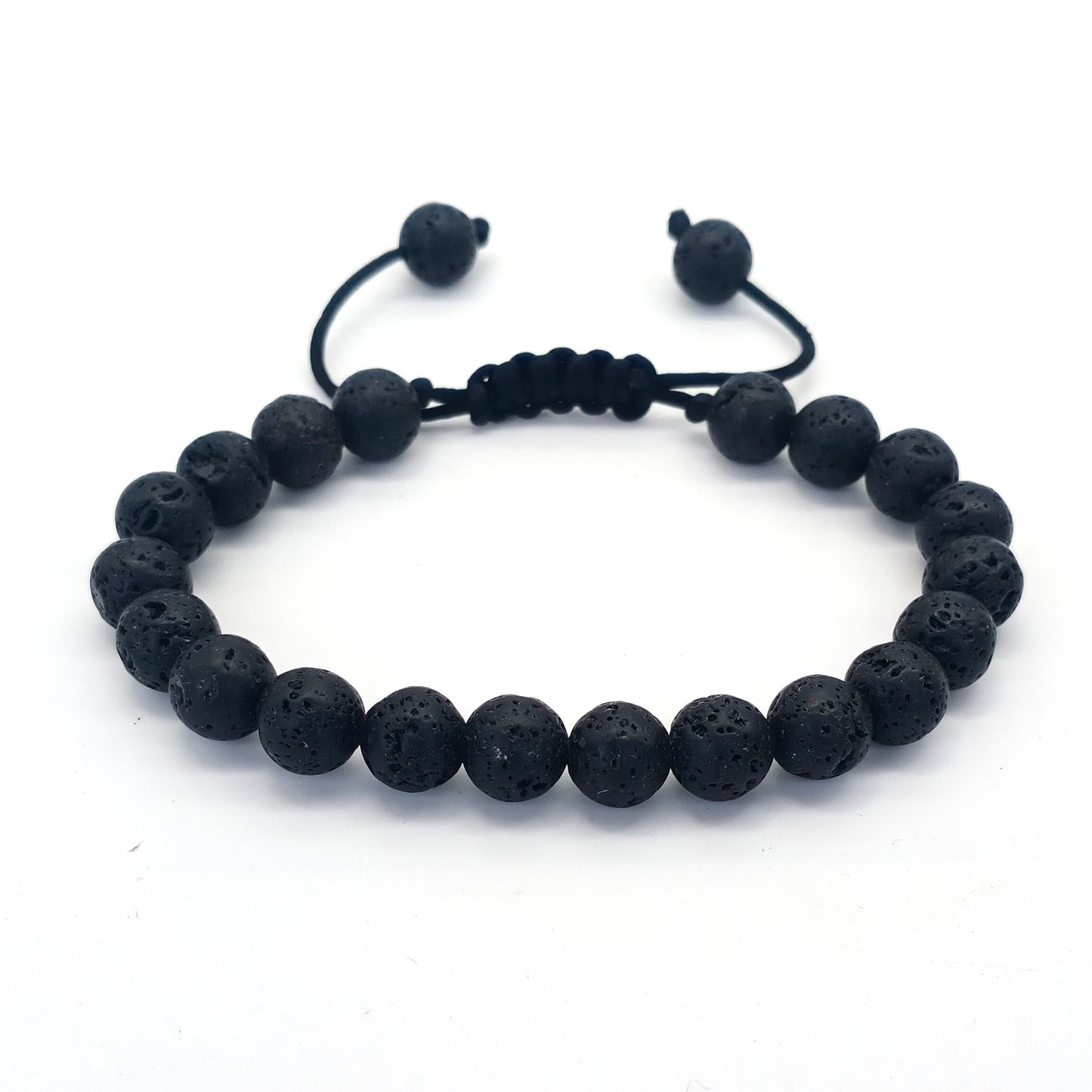Natural Stone Beads Braided Bracelet Adjustable