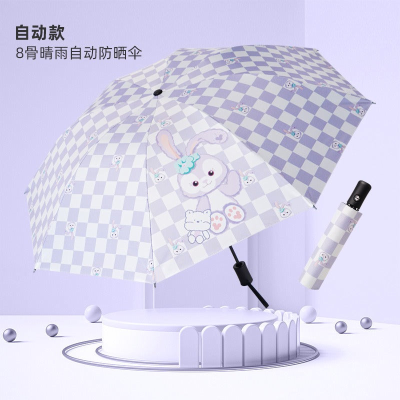 Fruit Umbrella with UV Protection - Sunscreen Automatic Triple Fold