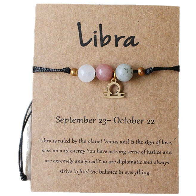 Natural Stone Beaded Tiger Eye Choose your Zodiac Sign | Attract Abundance Bracelet