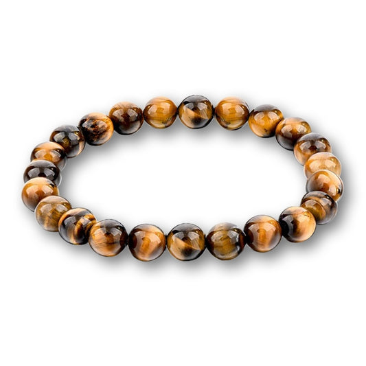 Natural Stone Chakra Tiger Eye Bracelet for Attracting Positive Energy