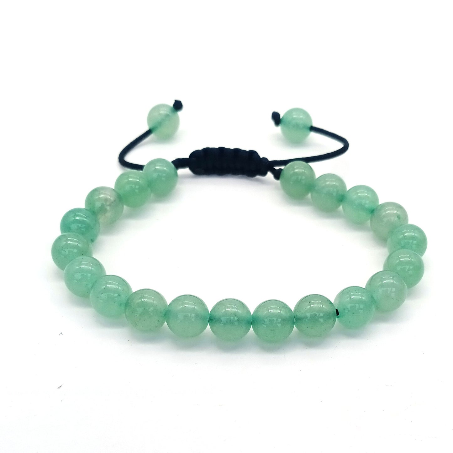 Natural Stone Beads Braided Bracelet Adjustable
