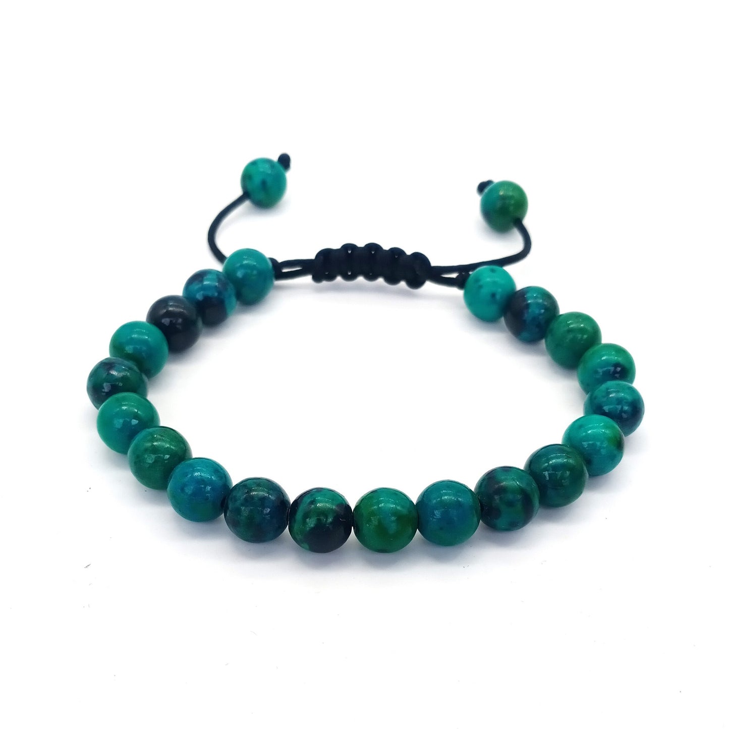 Natural Stone Beads Braided Bracelet Adjustable