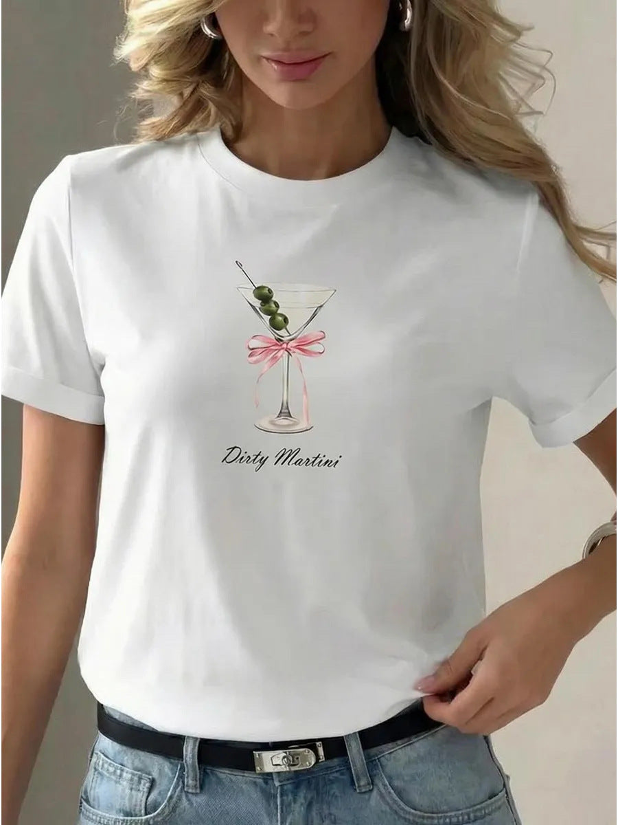Loose Round Neck Tee