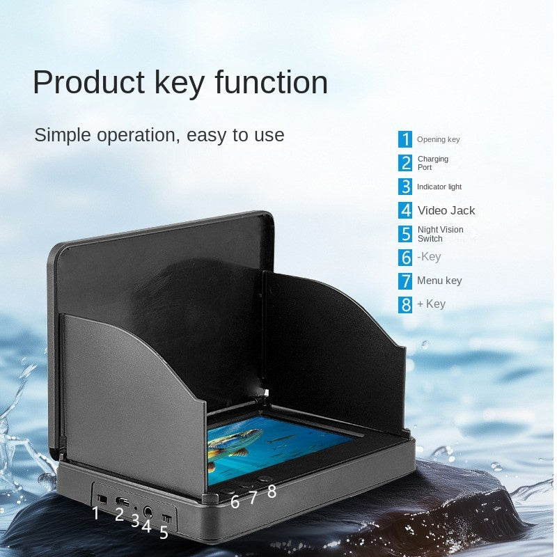 Fish Detector Small Fish Visual Underwater Clear Camera Photography Day Night Dual-use Night Vision