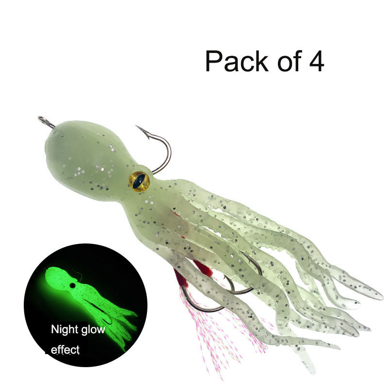Fishing Biomimetic Octopus Squid Octopus Soft Bait 11cm