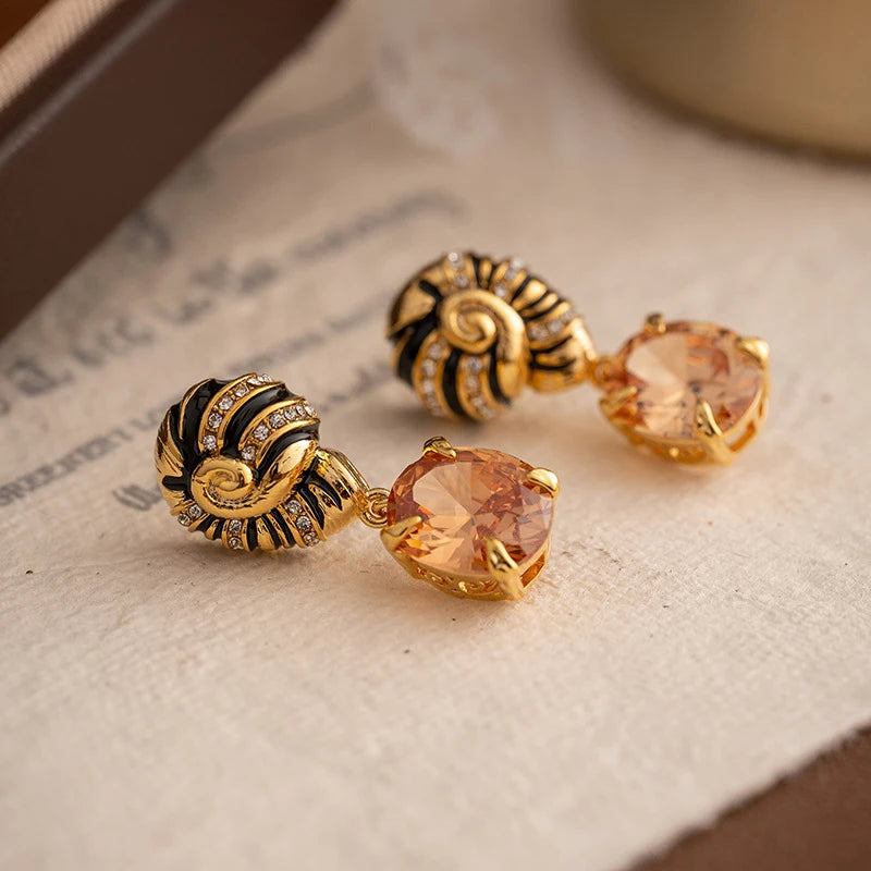 Zircon Stone Earrings