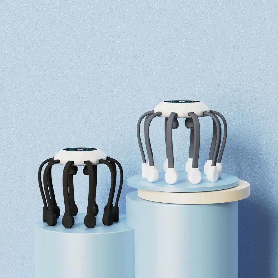New Arrivals Spider Soft Electric Silicone Massage Scalp Massager Head Massager