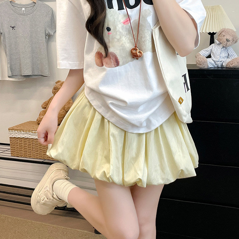 Puff Skirt Pants