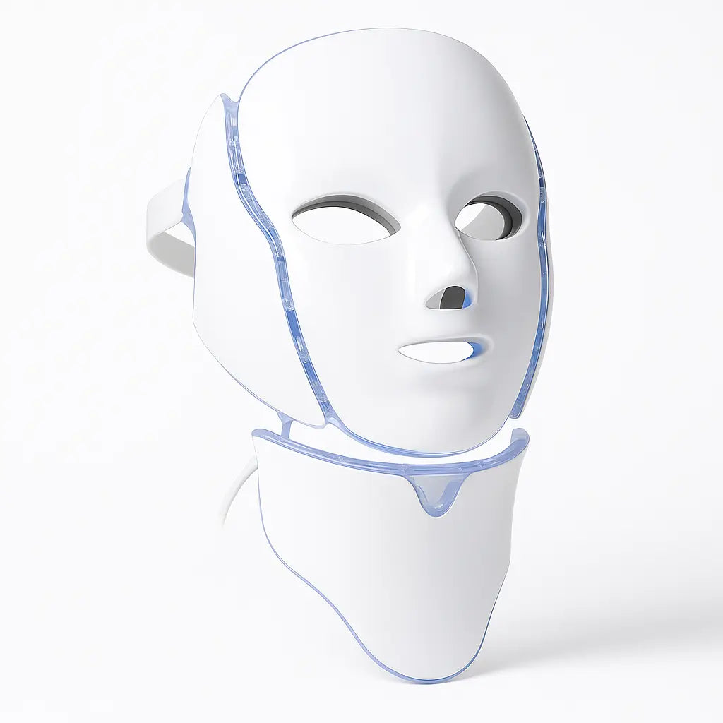 7-Color LED Face And Neck Light Therapy Mask