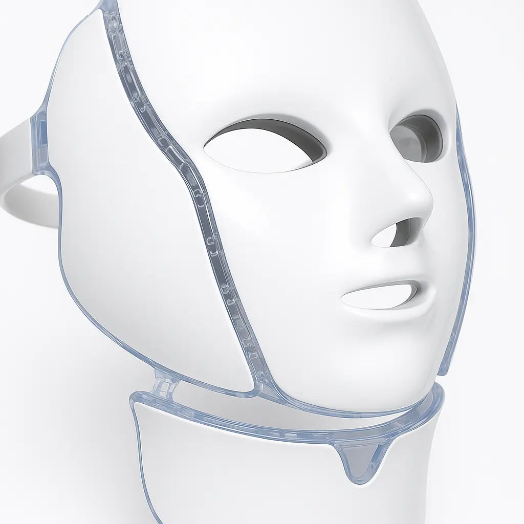 7-Color LED Face And Neck Light Therapy Mask