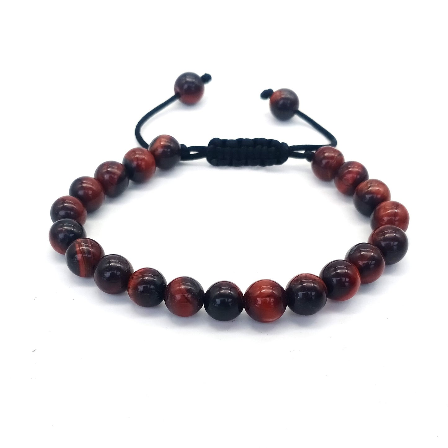 Natural Stone Beads Braided Bracelet Adjustable