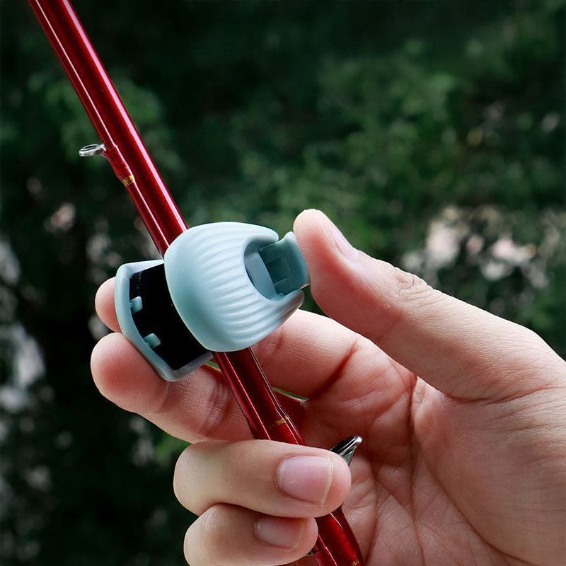 Universal Fishing Rod Holder: Multi-Function Binder Clip with Double Lock, Sponge Pad