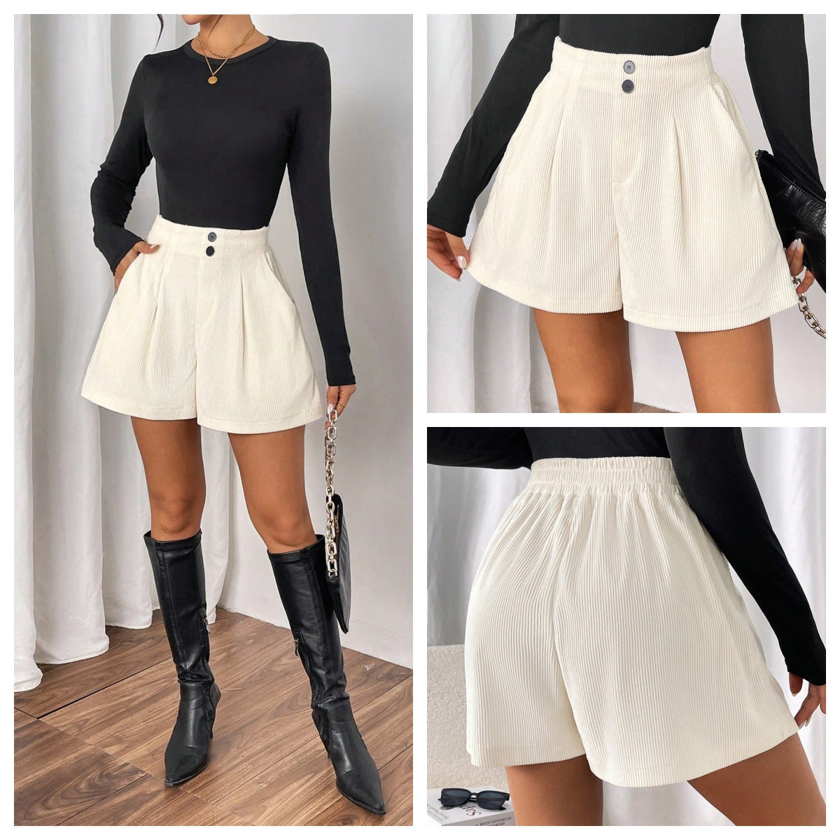 Corduroy Casual Shorts
