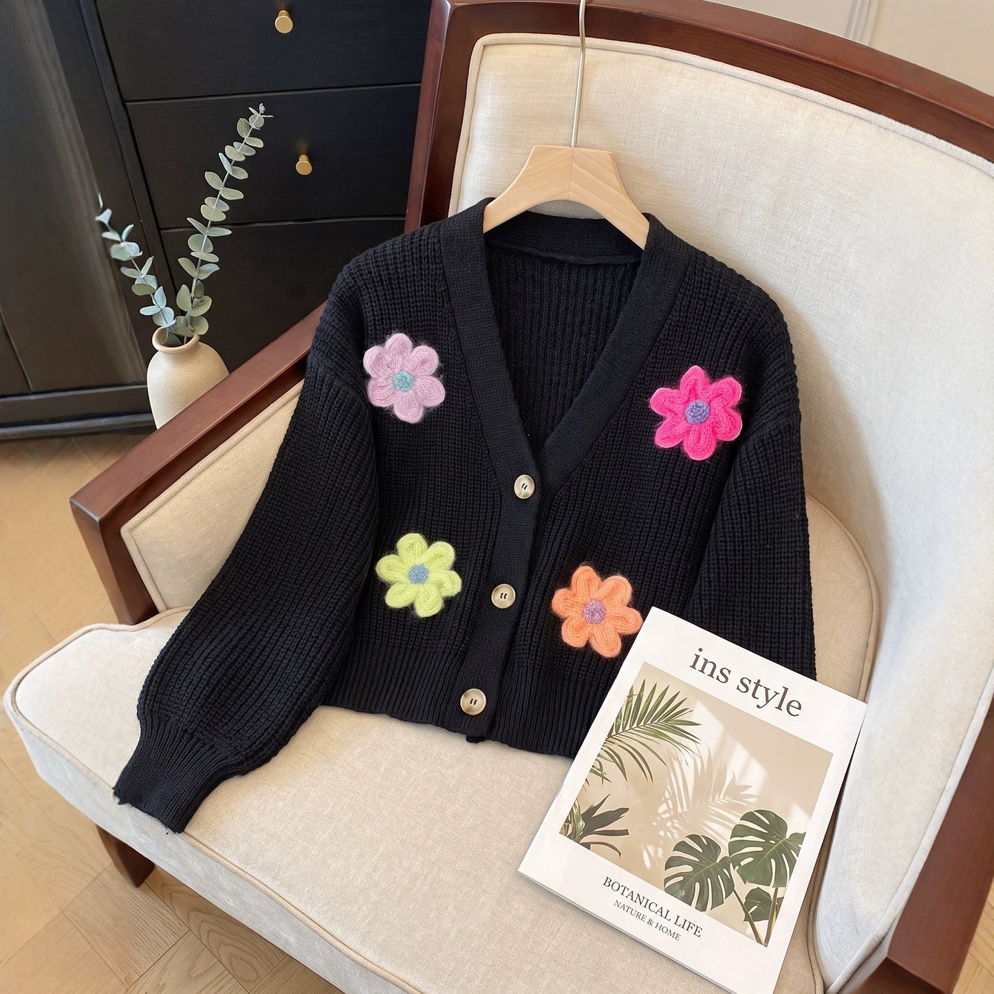 Knit Cardigan Sweater