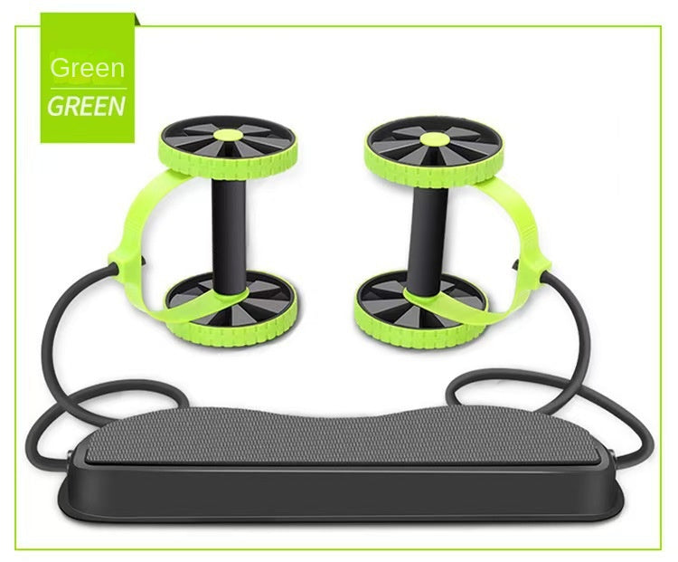 Cross-border Multi-functional Abdominal Trainer Ab Wheel Twist Plate Ab Roller