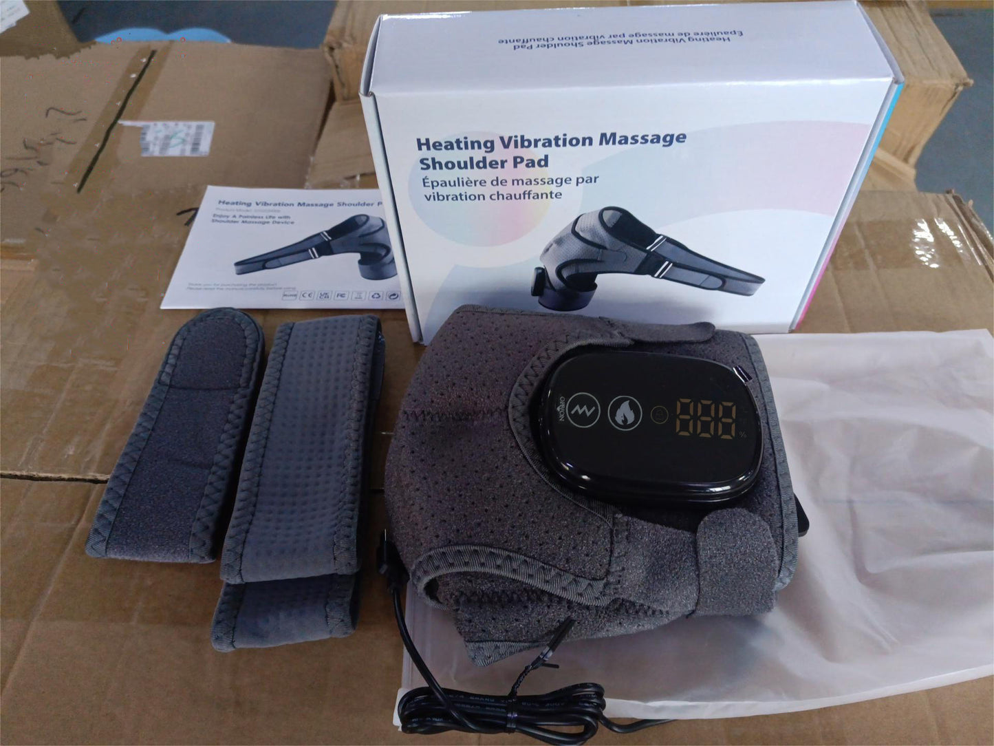 Smart Heated Shoulder Massager with Vibration