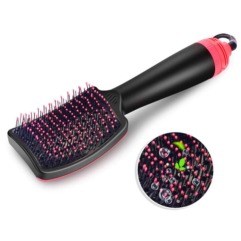 2-In-1 Hot Air Comb Straight Dual Purpose Hair Dryer Comb with Negative Ion