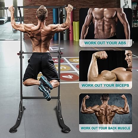 Adjustable Pull-Up & Dip Power Tower