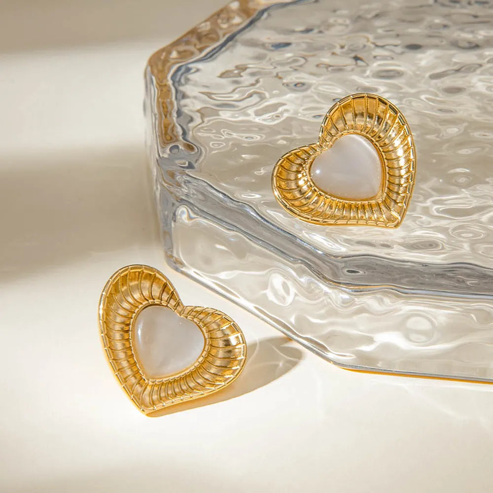 Cat-eye Natural Stone Earrings