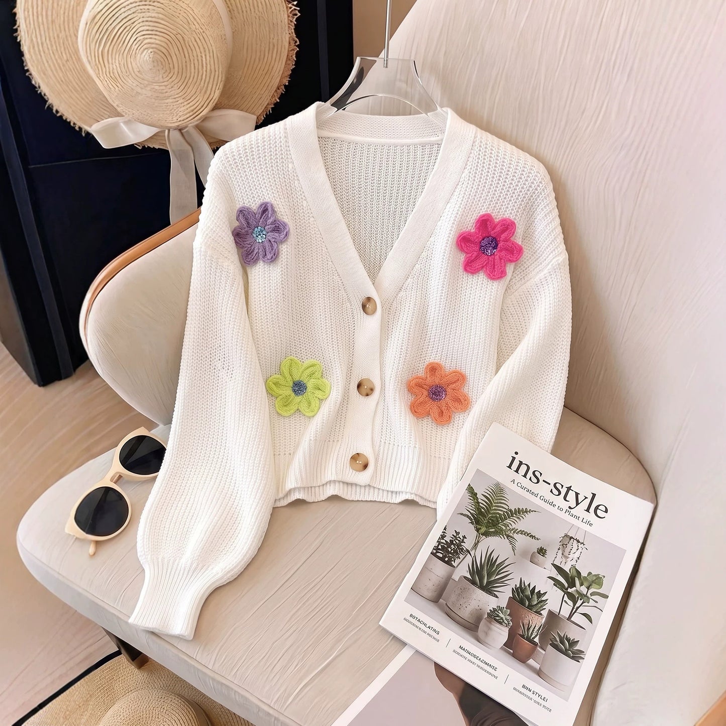 Knit Cardigan Sweater