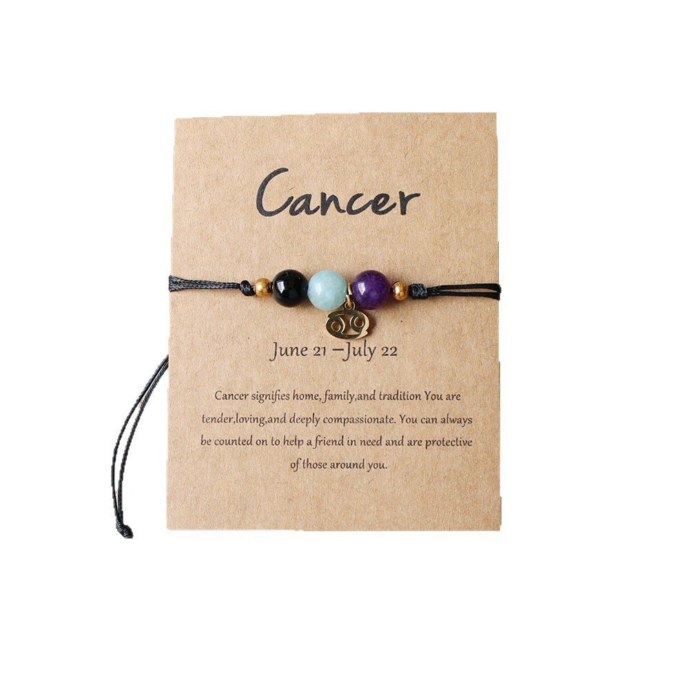 Natural Stone Beaded Tiger Eye Choose your Zodiac Sign | Attract Abundance Bracelet