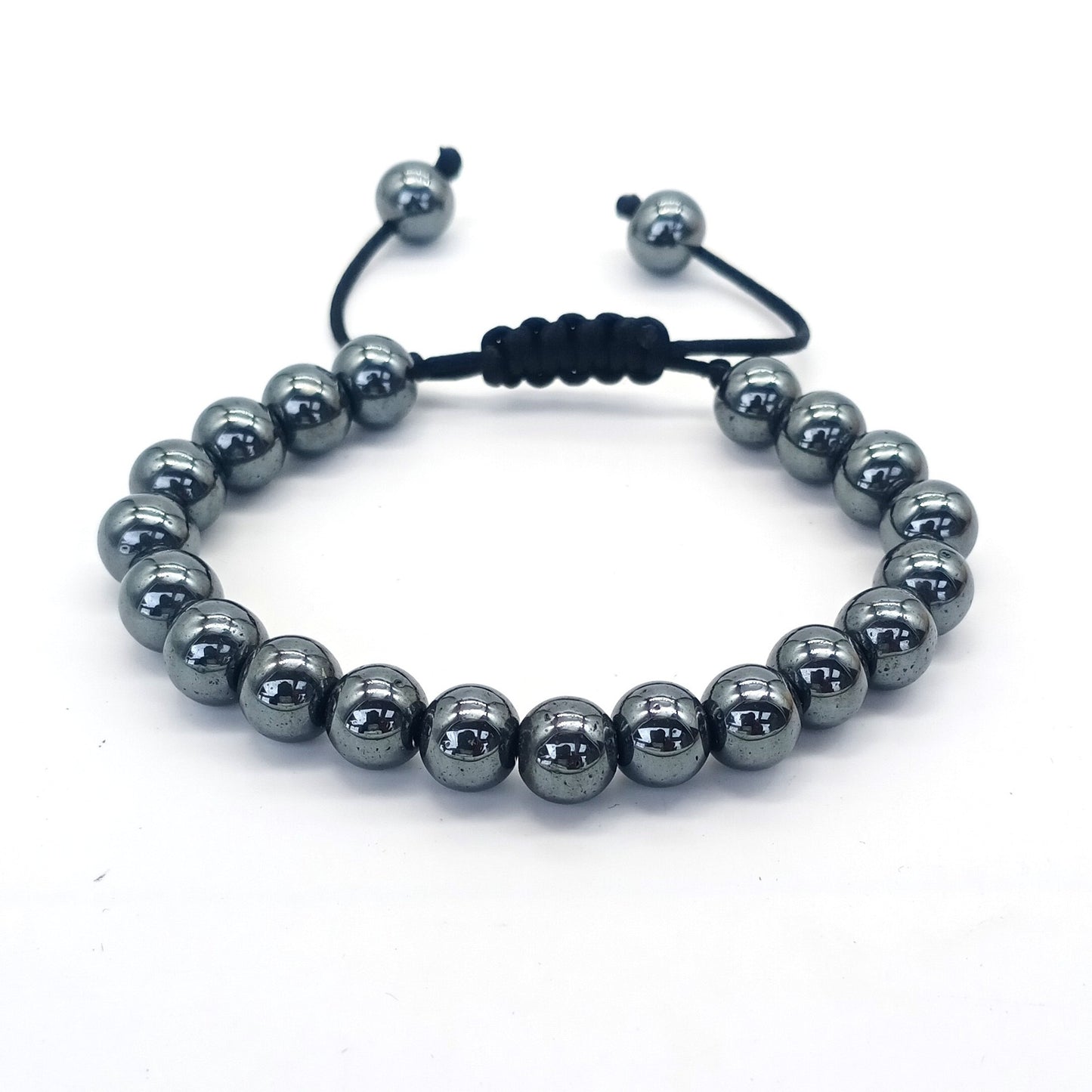 Natural Stone Beads Braided Bracelet Adjustable