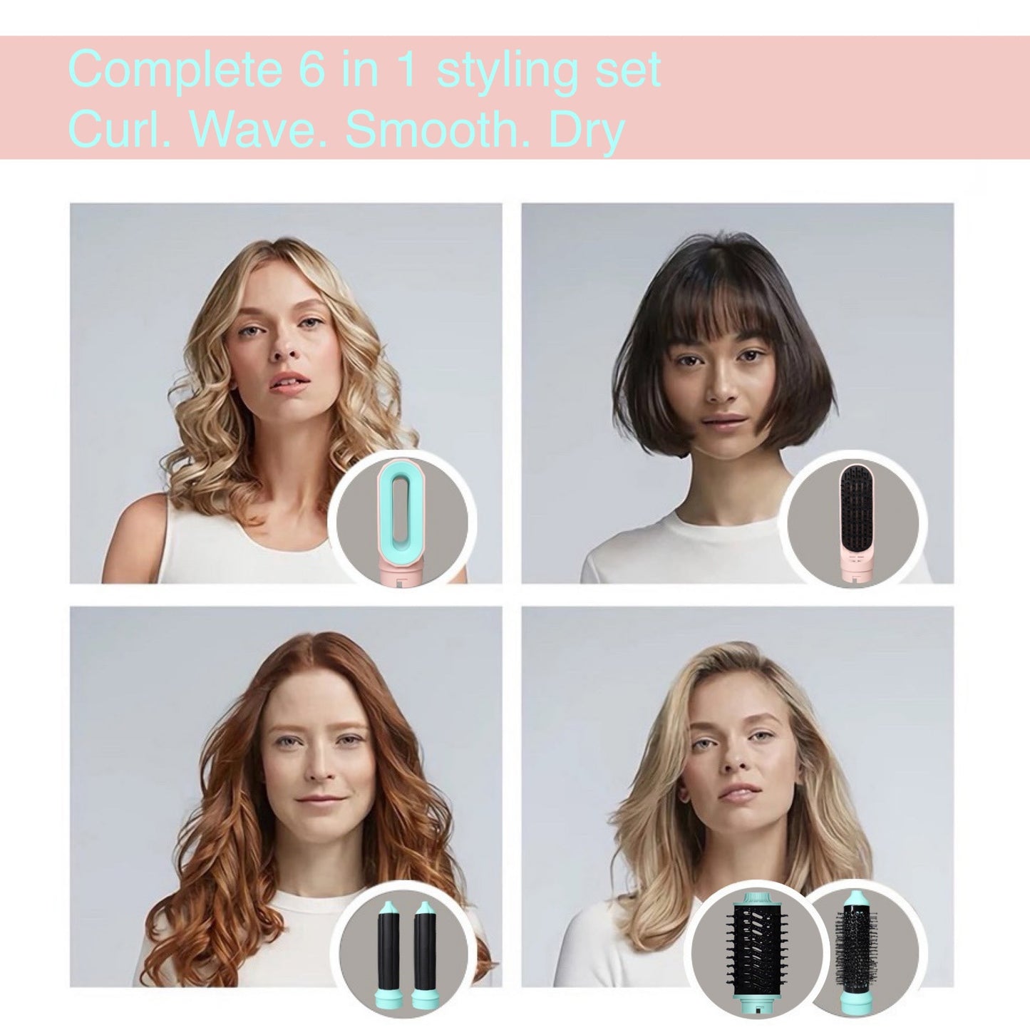 6 In 1 Full Set Hair Styler