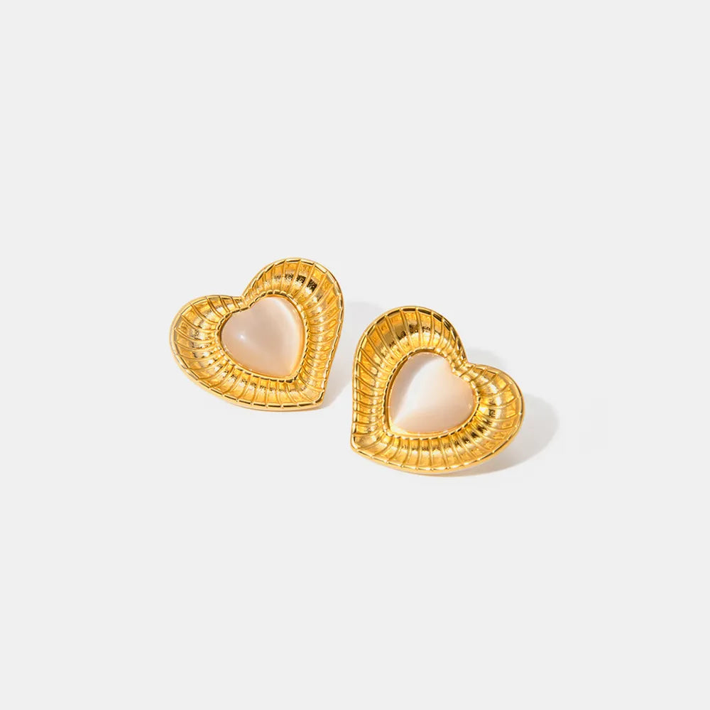 Cat-eye Natural Stone Earrings