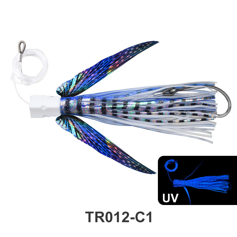 Squid Shape Trolling Lure – 225mm 77g Large Soft Fishing Bait