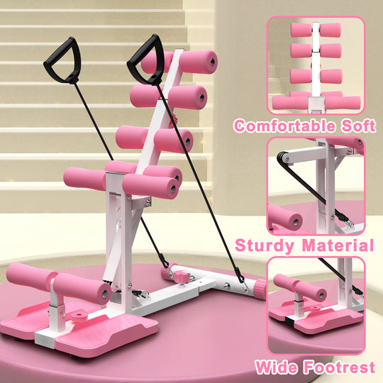 Compact Squat Assist Trainer – Pink