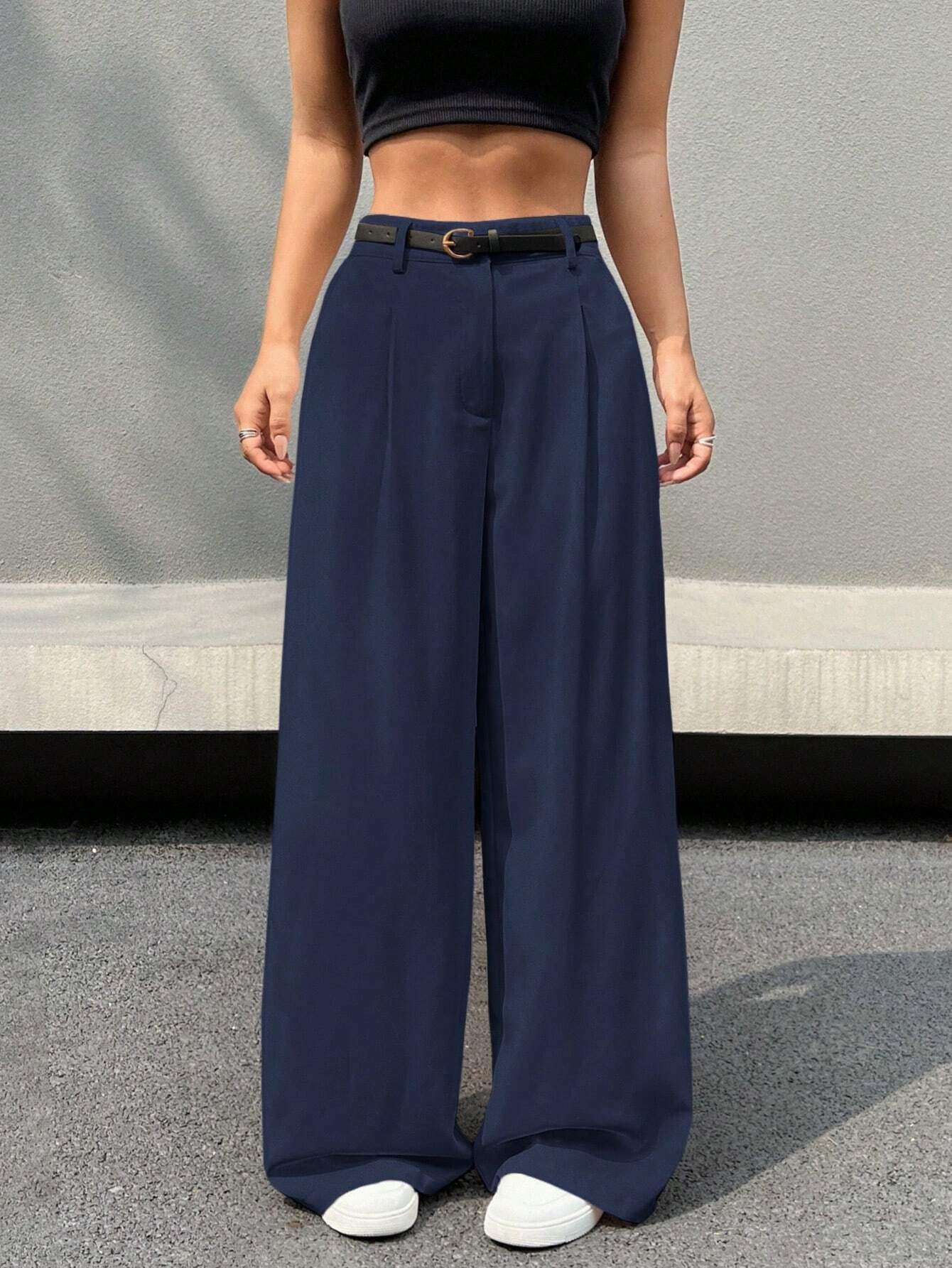 High Waisted Wide Leg Pants