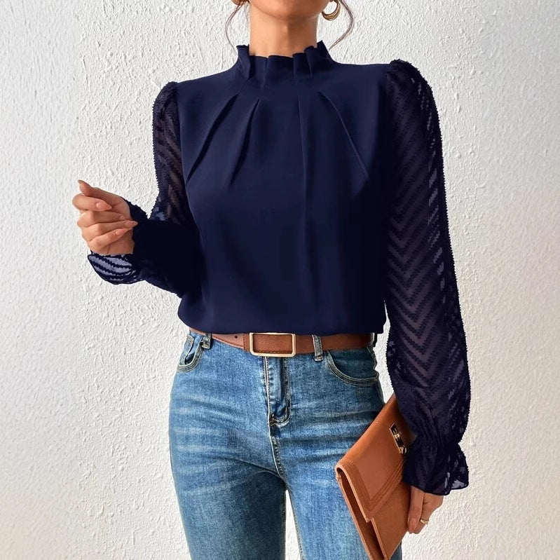 Chiffon Long Sleeve Top