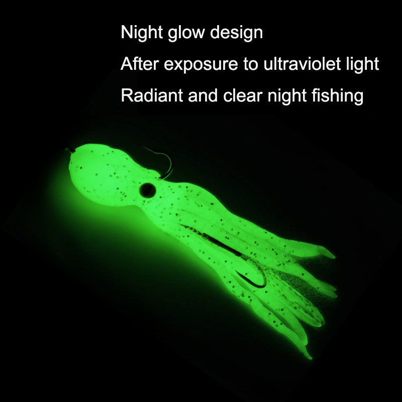 Fishing Biomimetic Octopus Squid Octopus Soft Bait 11cm