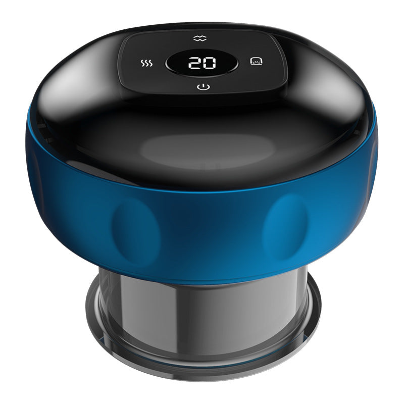 Vacuum cupping and scraping instrument Intelligent electric breathing heating cupping device Meridian massager suction instrument